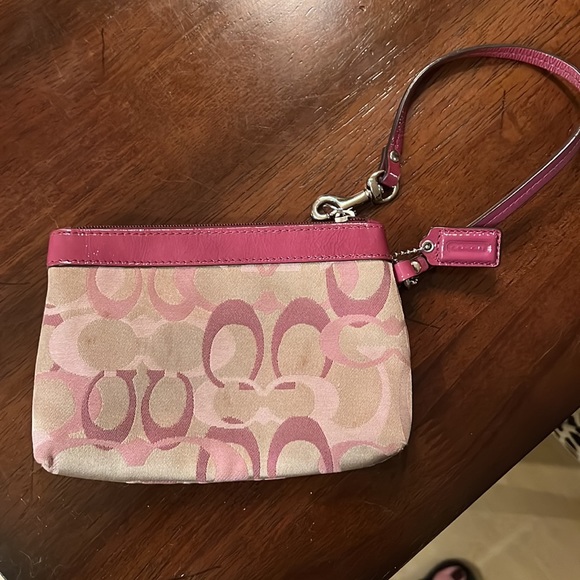 Coach Signature Wristlet - Picture 2 of 2